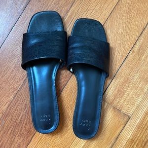 Black sandals